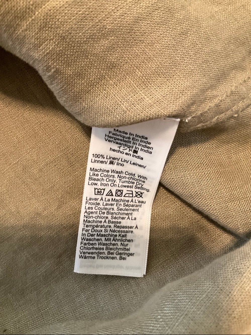 J. Crew olive linen short sleeved shirtdress, XS, NWT! - Picture 7 of 8